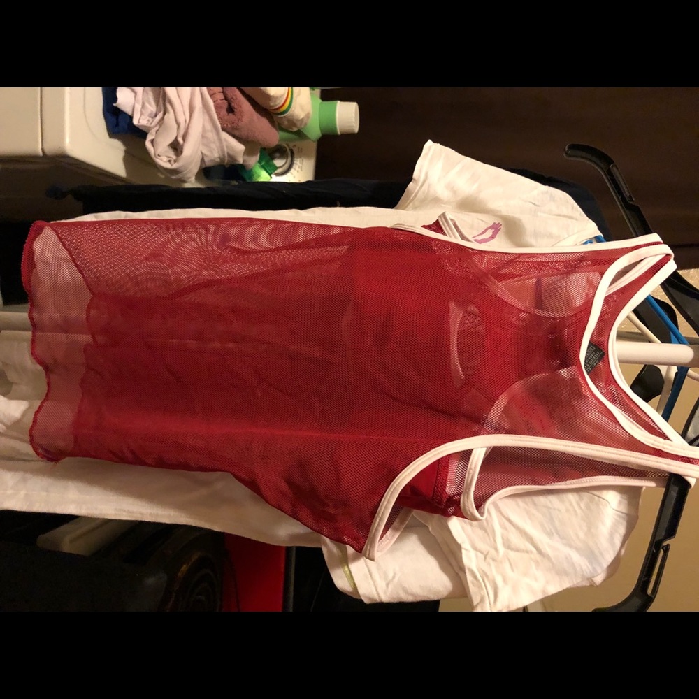 Nike dri- fit tank top with matching sports bra